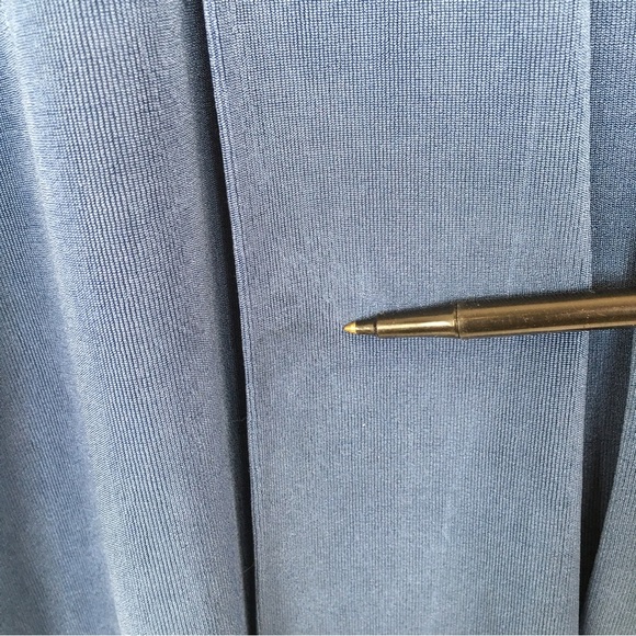 Chico’s Traveler's Open Front Cardigan Slinky Stretchy Blue Women’s Size 16 - Picture 6 of 10